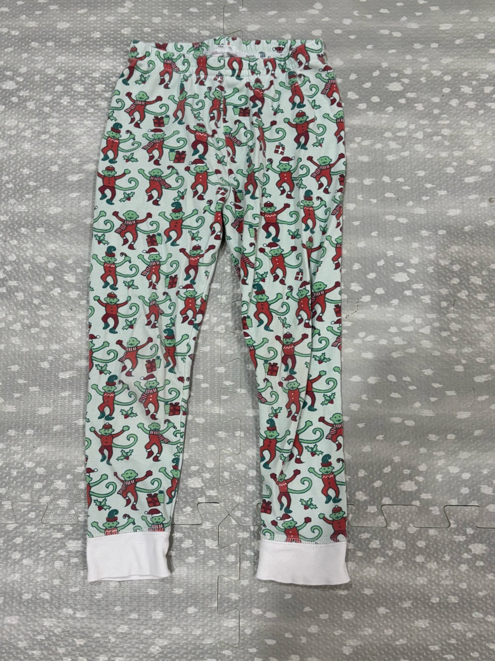 Roller Rabbit Christmas Monkey Pajama Pants